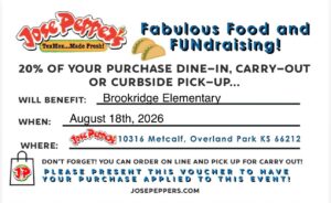 Dine-Out Fundraiser @ Jose Pepper's